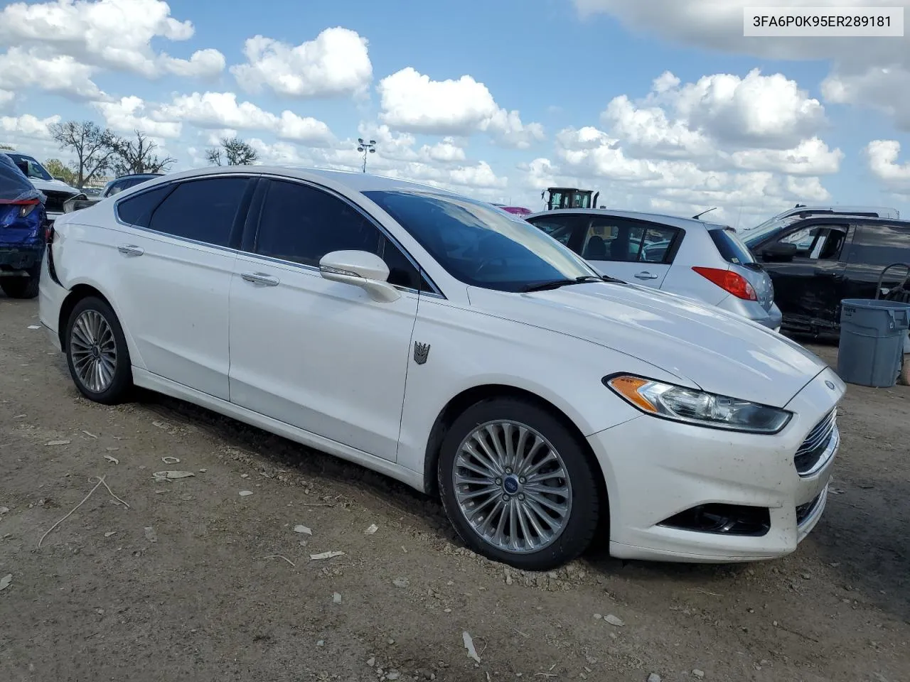 2014 Ford Fusion Titanium VIN: 3FA6P0K95ER289181 Lot: 78434564