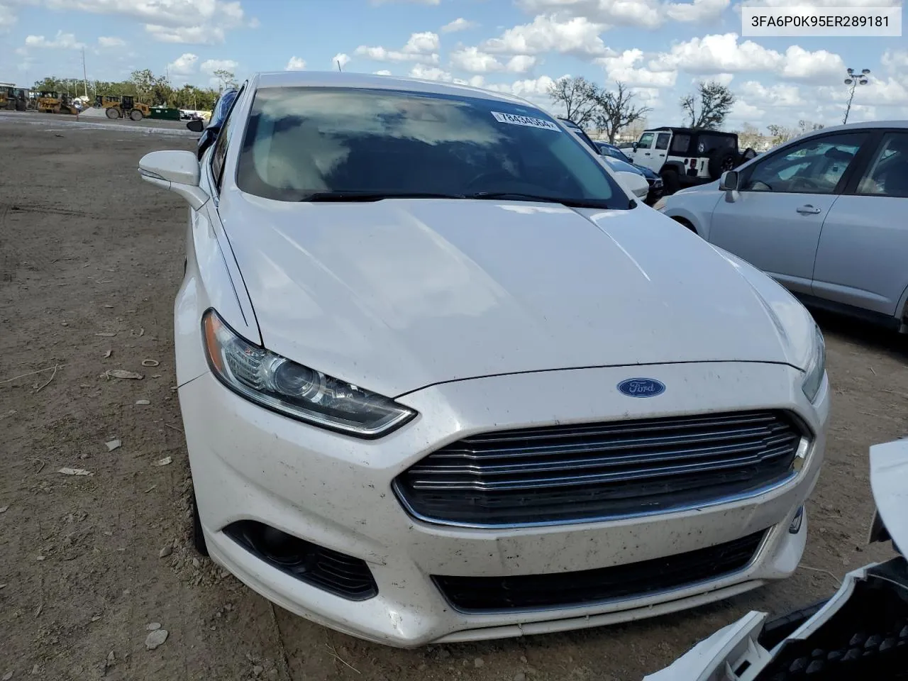 2014 Ford Fusion Titanium VIN: 3FA6P0K95ER289181 Lot: 78434564