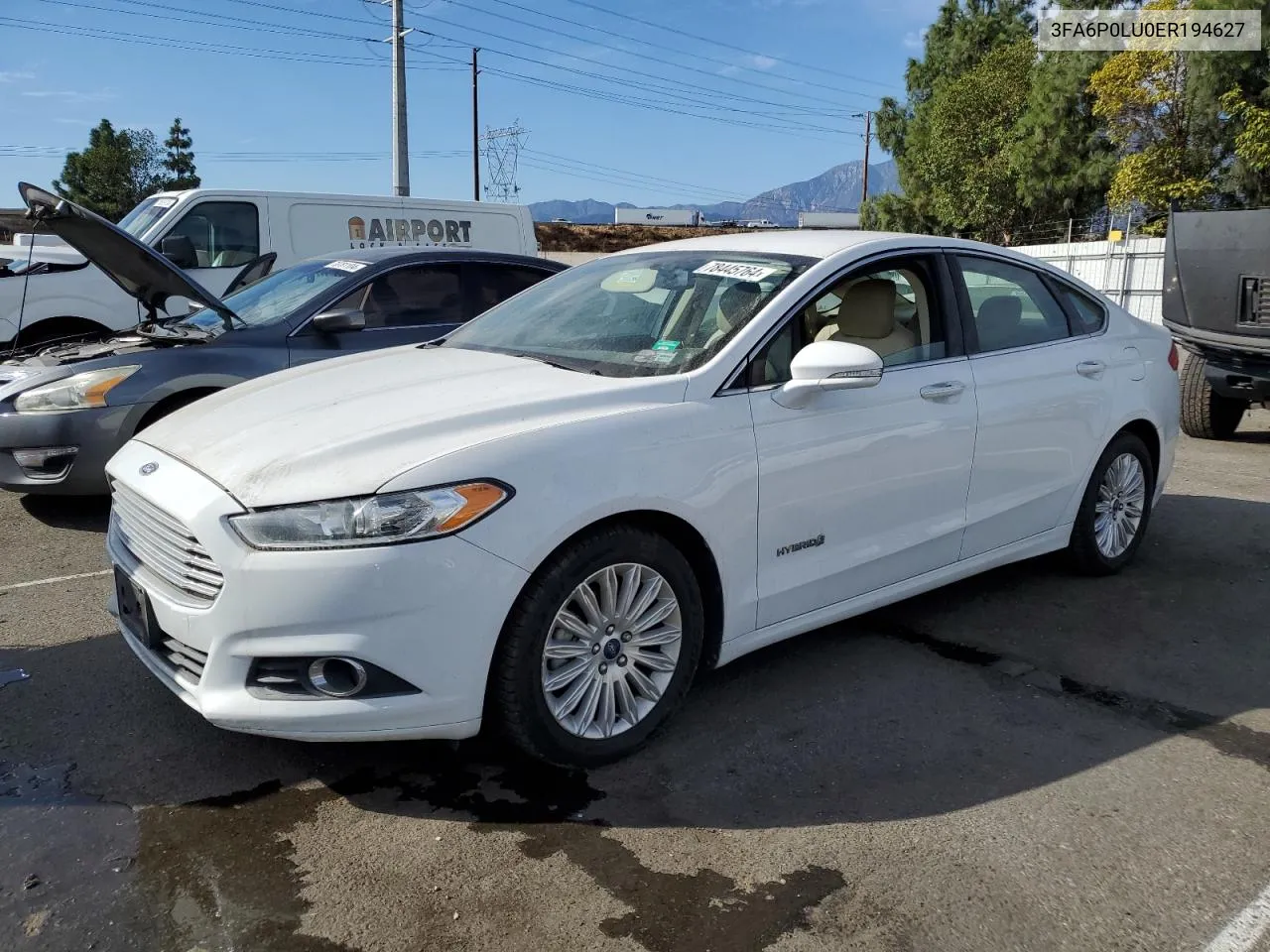 2014 Ford Fusion Se Hybrid VIN: 3FA6P0LU0ER194627 Lot: 78445764