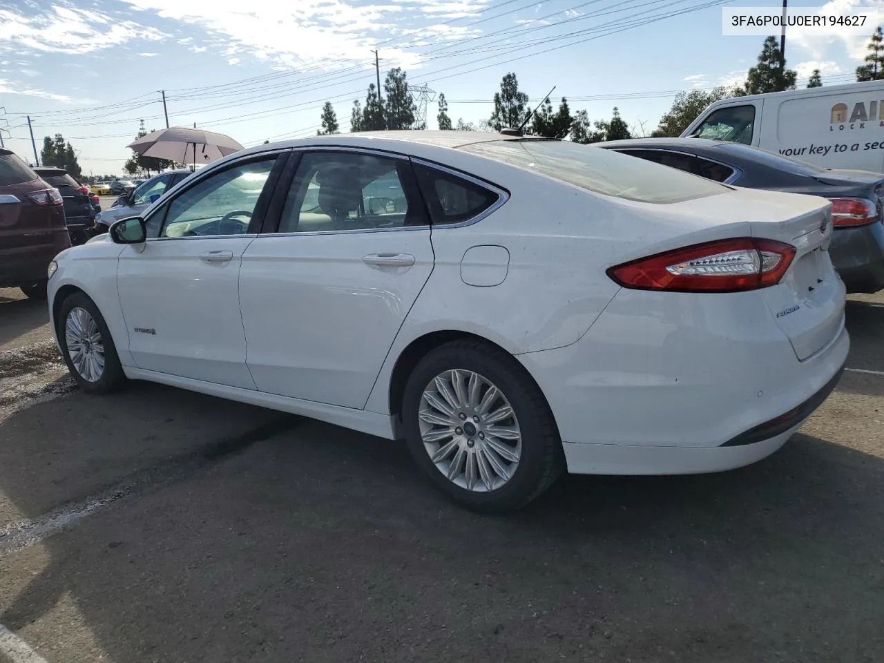 2014 Ford Fusion Se Hybrid VIN: 3FA6P0LU0ER194627 Lot: 78445764