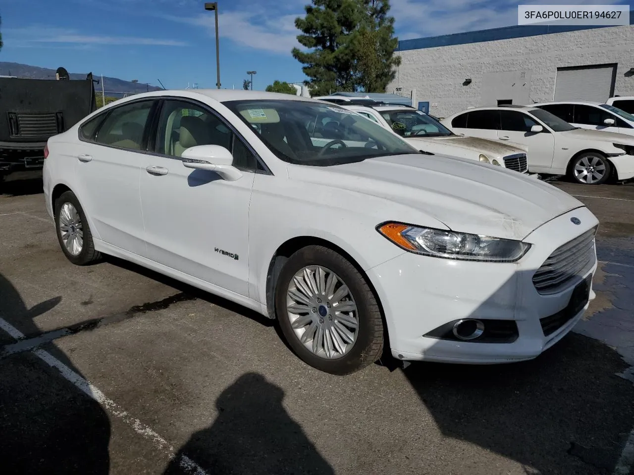 2014 Ford Fusion Se Hybrid VIN: 3FA6P0LU0ER194627 Lot: 78445764