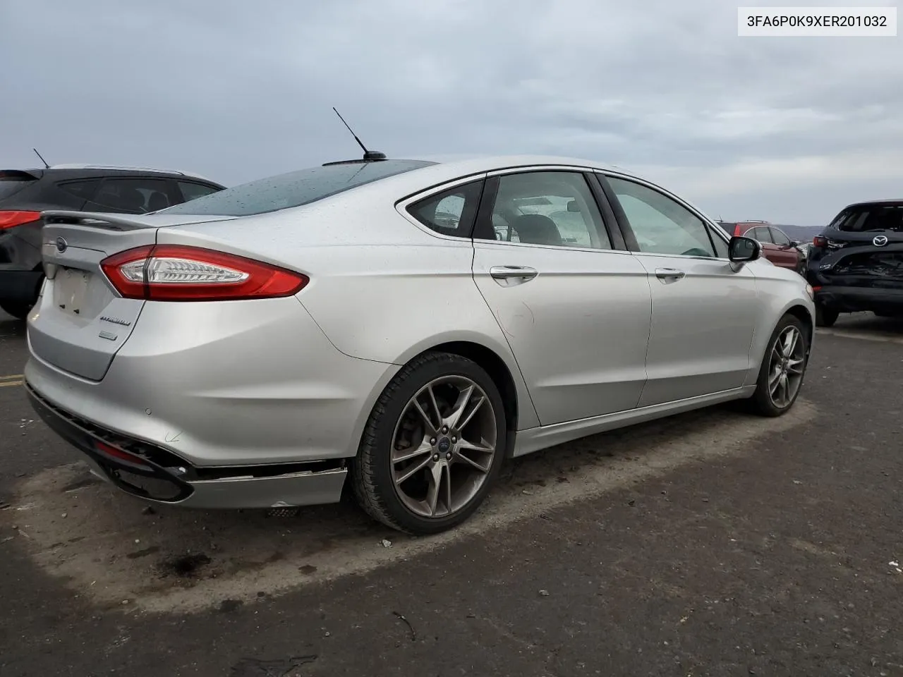 2014 Ford Fusion Titanium VIN: 3FA6P0K9XER201032 Lot: 78514084