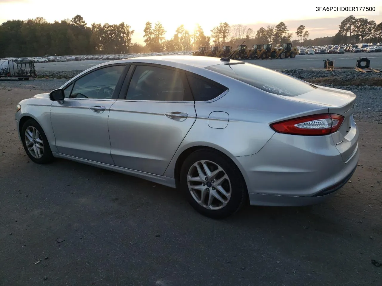 2014 Ford Fusion Se VIN: 3FA6P0HD0ER177500 Lot: 78668534