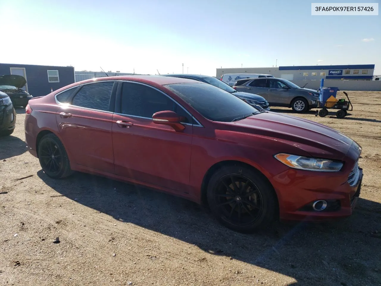 2014 Ford Fusion Titanium VIN: 3FA6P0K97ER157426 Lot: 78883754