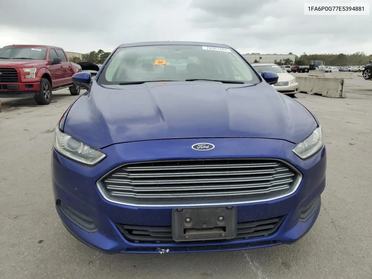 2014 Ford Fusion S VIN: 1FA6P0G77E5394881 Lot: 78987484