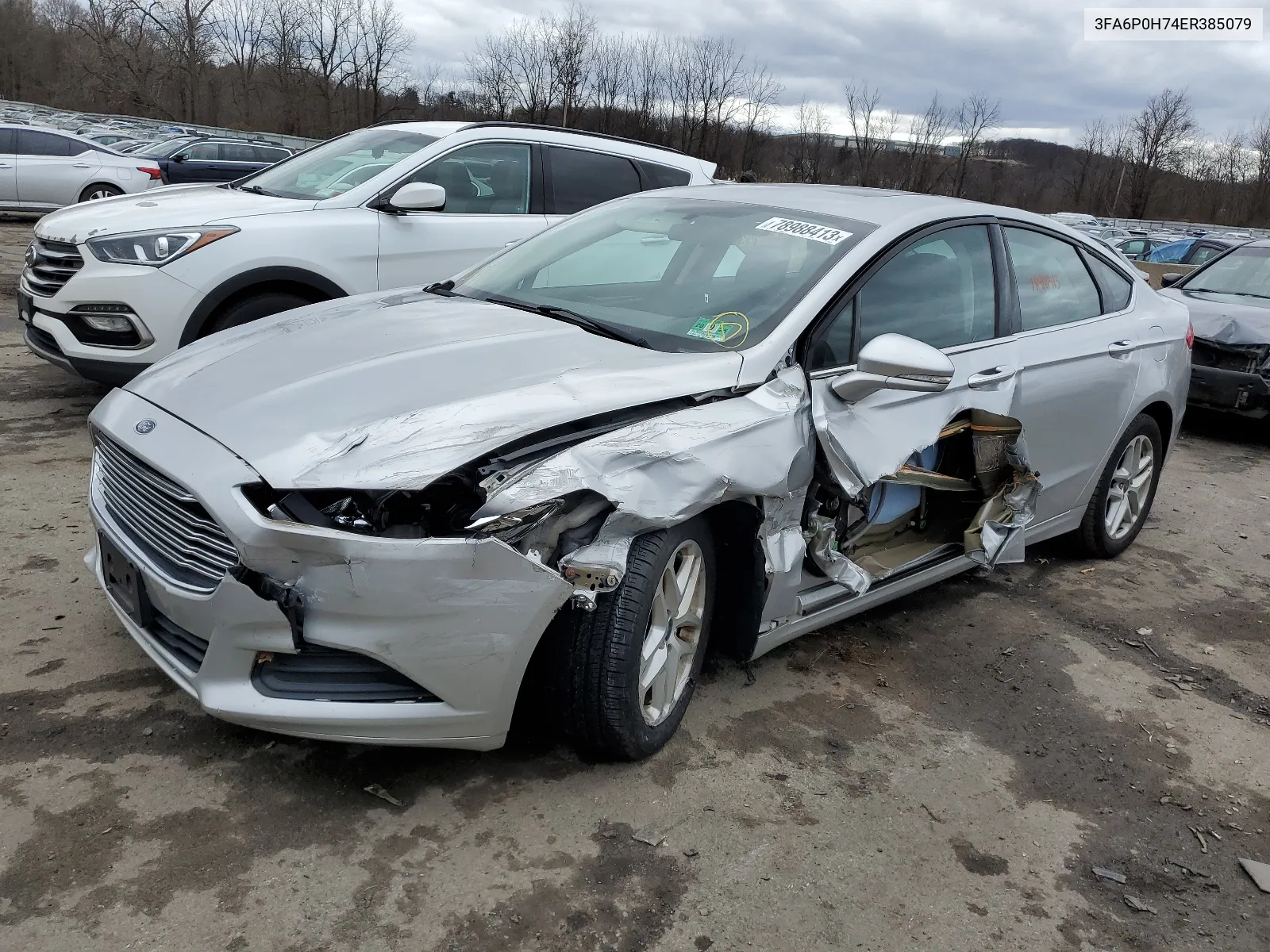 3FA6P0H74ER385079 2014 Ford Fusion Se