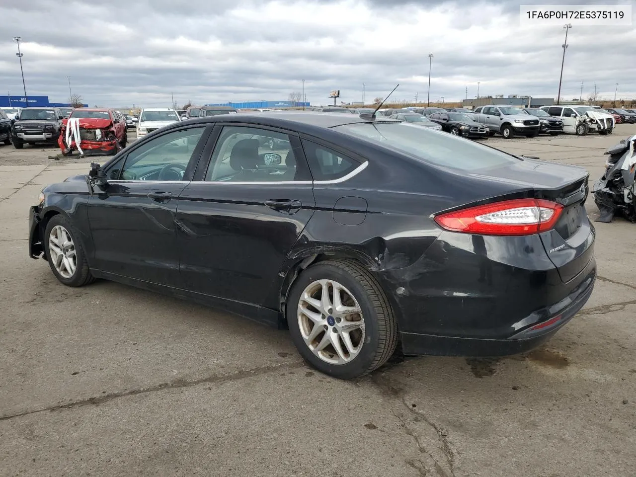 2014 Ford Fusion Se VIN: 1FA6P0H72E5375119 Lot: 79043894