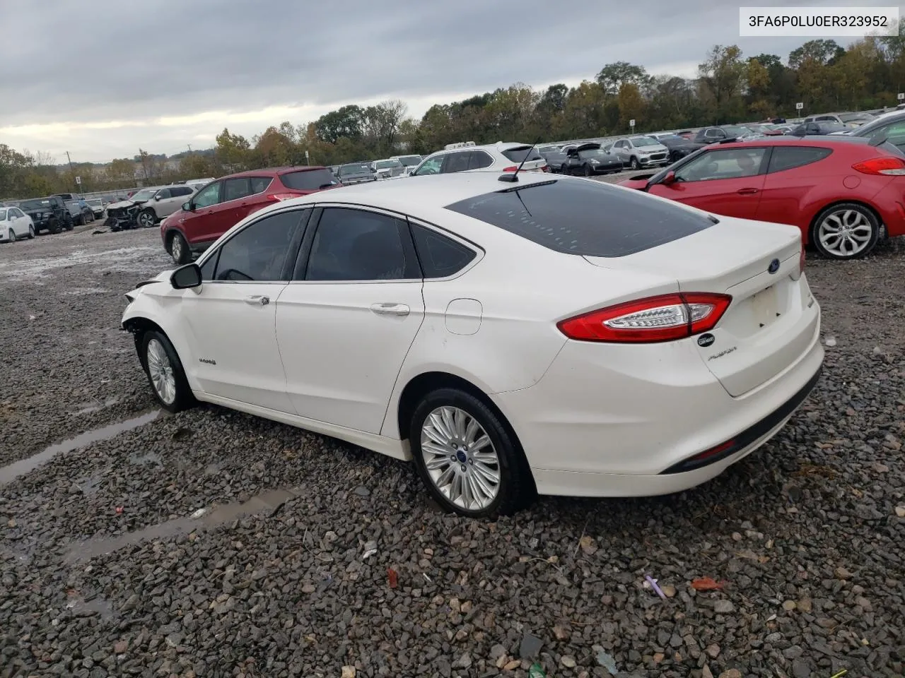 3FA6P0LU0ER323952 2014 Ford Fusion Se Hybrid