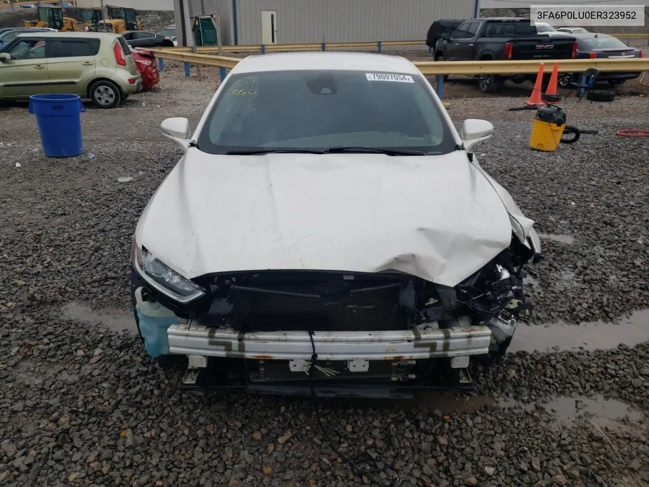 3FA6P0LU0ER323952 2014 Ford Fusion Se Hybrid