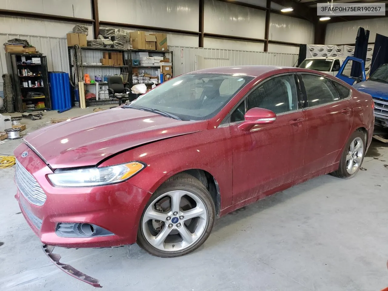 2014 Ford Fusion Se VIN: 3FA6P0H75ER190267 Lot: 79266824