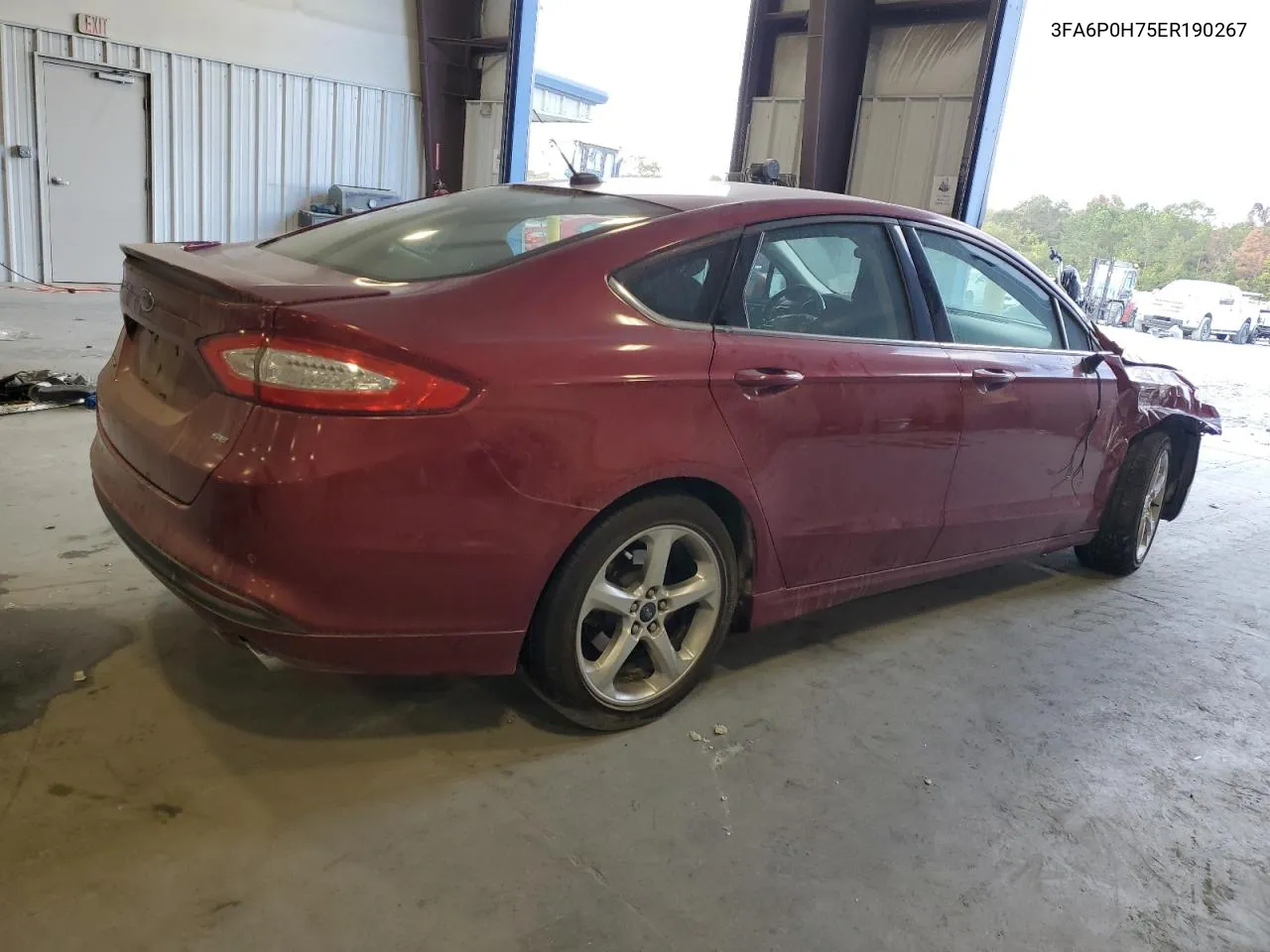 2014 Ford Fusion Se VIN: 3FA6P0H75ER190267 Lot: 79266824