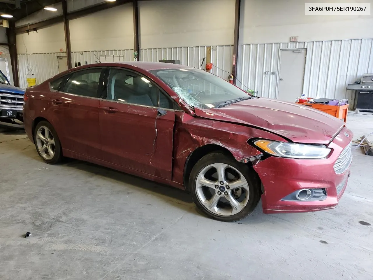 2014 Ford Fusion Se VIN: 3FA6P0H75ER190267 Lot: 79266824