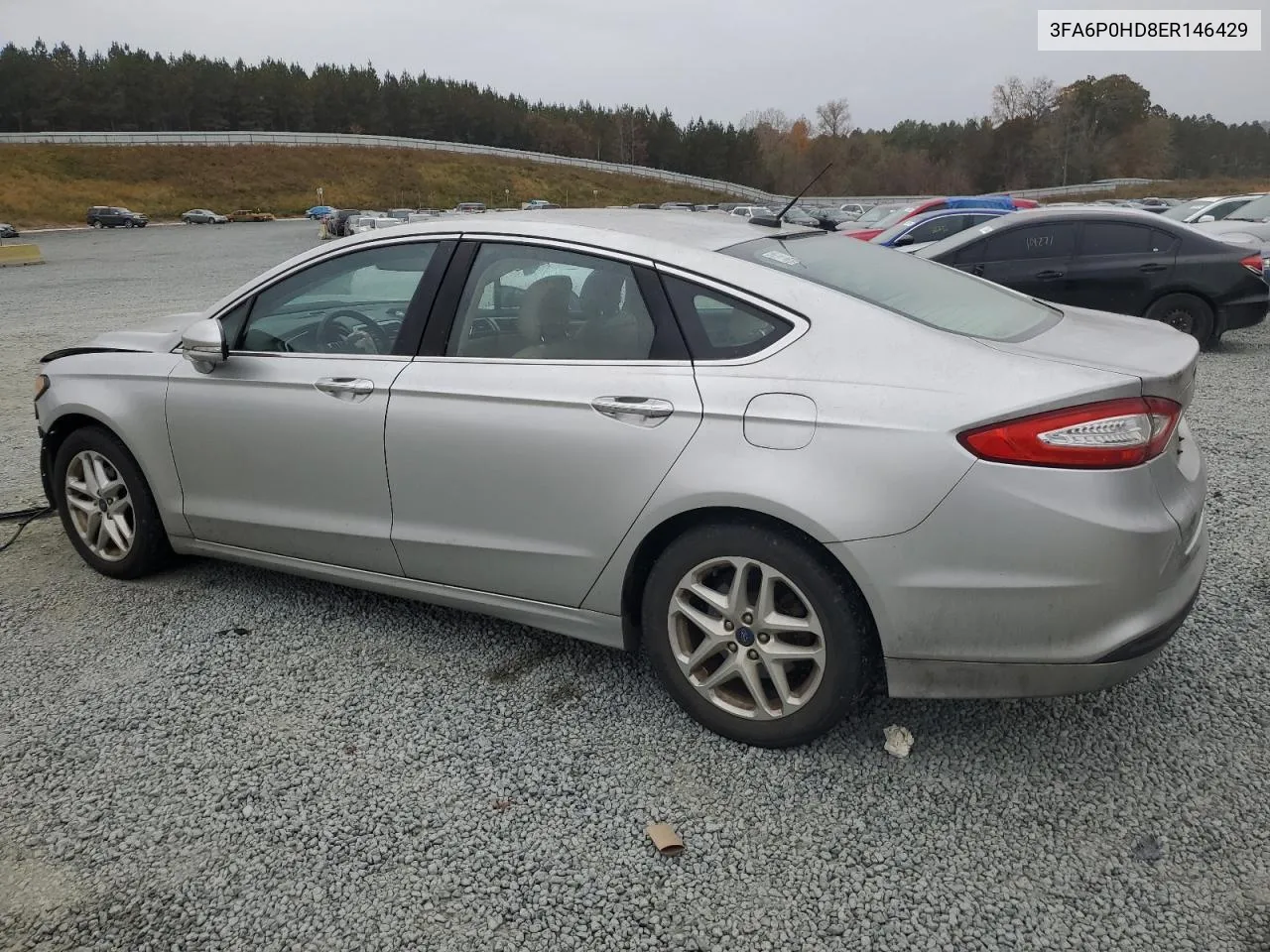 2014 Ford Fusion Se VIN: 3FA6P0HD8ER146429 Lot: 79281384