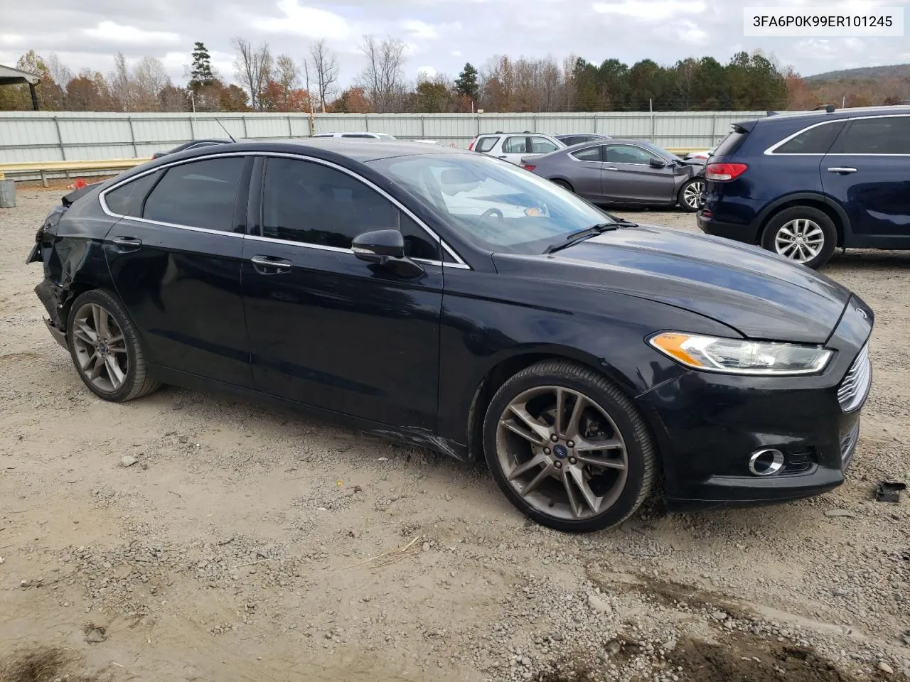 2014 Ford Fusion Titanium VIN: 3FA6P0K99ER101245 Lot: 79489844