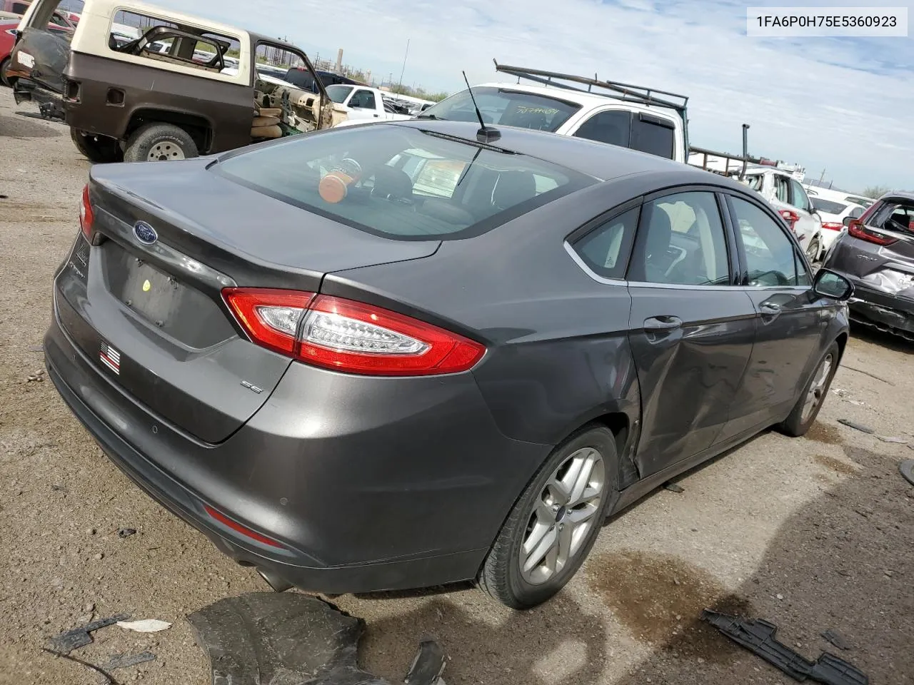 2014 Ford Fusion Se VIN: 1FA6P0H75E5360923 Lot: 79627174