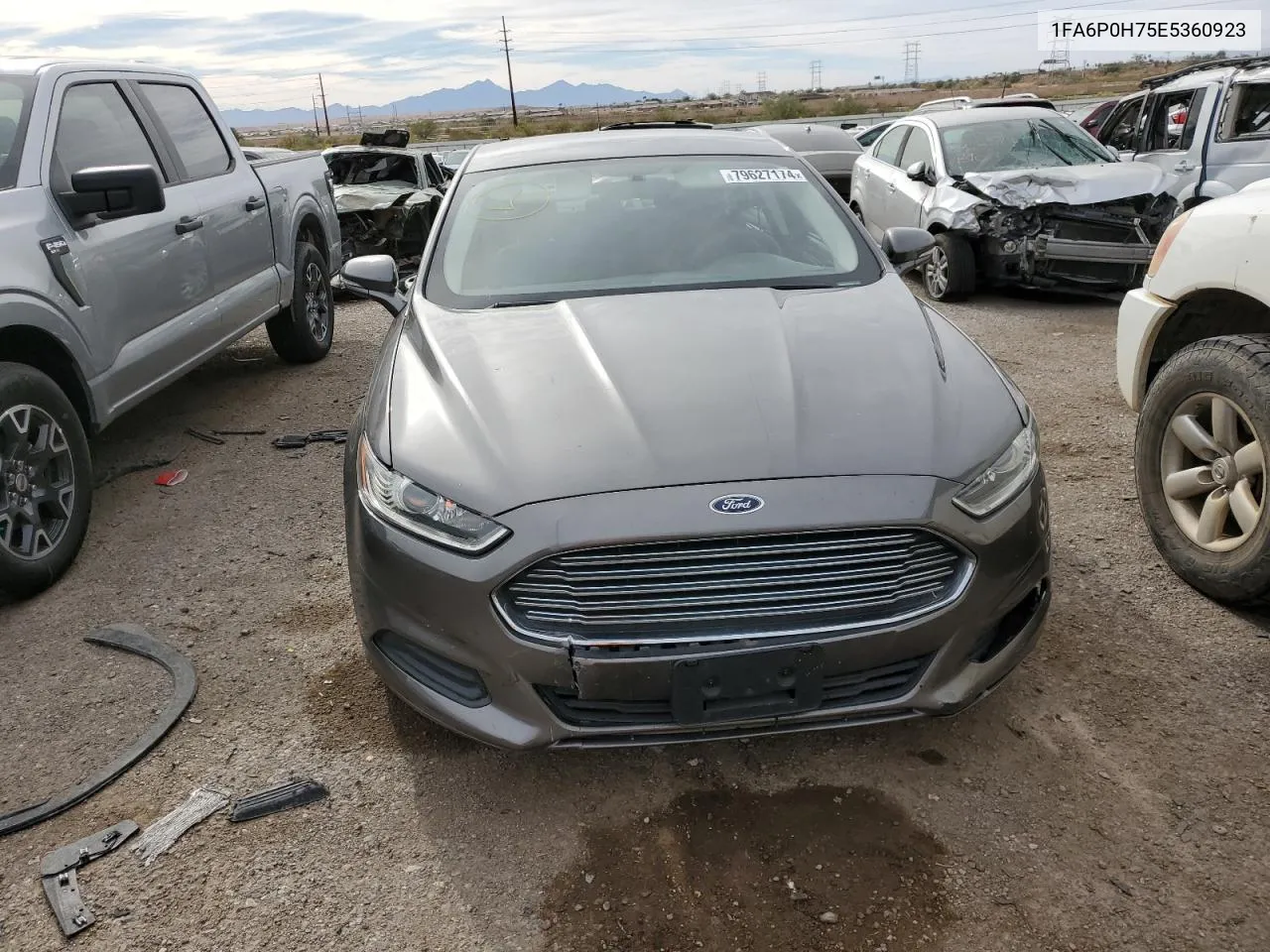 2014 Ford Fusion Se VIN: 1FA6P0H75E5360923 Lot: 79627174