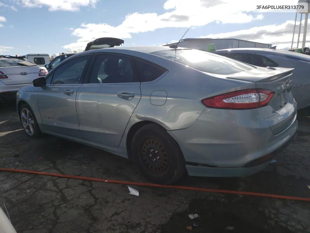 2014 Ford Fusion Se Hybrid VIN: 3FA6P0LU6ER313779 Lot: 79683934