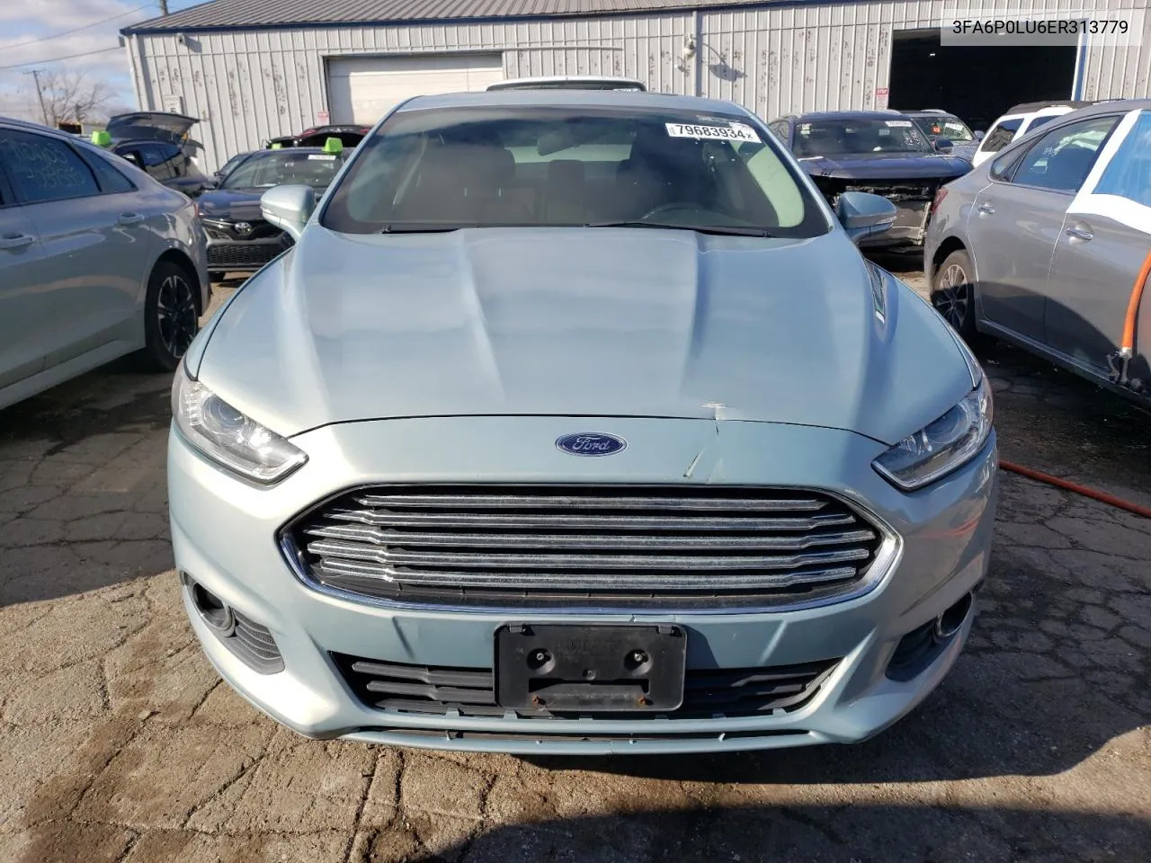 2014 Ford Fusion Se Hybrid VIN: 3FA6P0LU6ER313779 Lot: 79683934