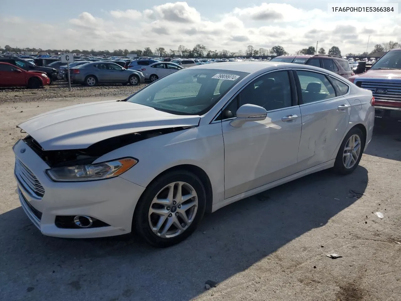 2014 Ford Fusion Se VIN: 1FA6P0HD1E5366384 Lot: 79809974