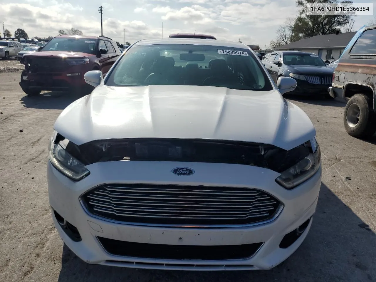 2014 Ford Fusion Se VIN: 1FA6P0HD1E5366384 Lot: 79809974