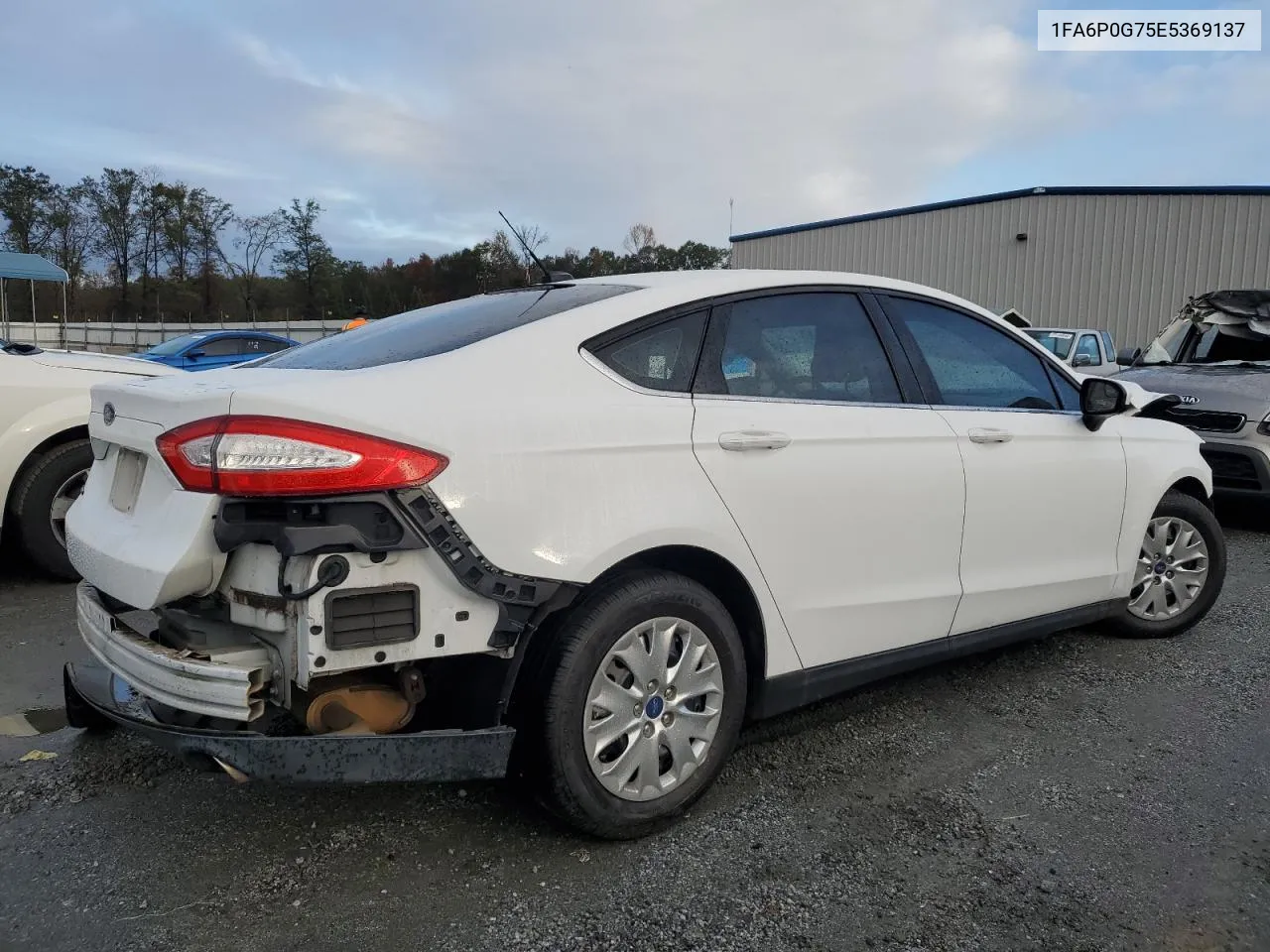 2014 Ford Fusion S VIN: 1FA6P0G75E5369137 Lot: 79830374