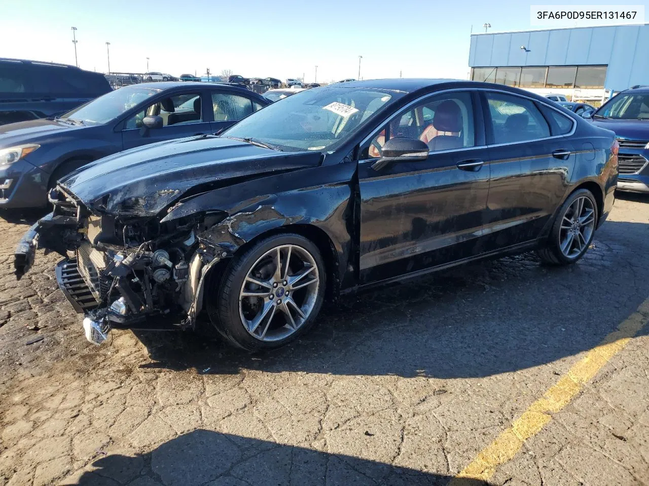 2014 Ford Fusion Titanium VIN: 3FA6P0D95ER131467 Lot: 80195784