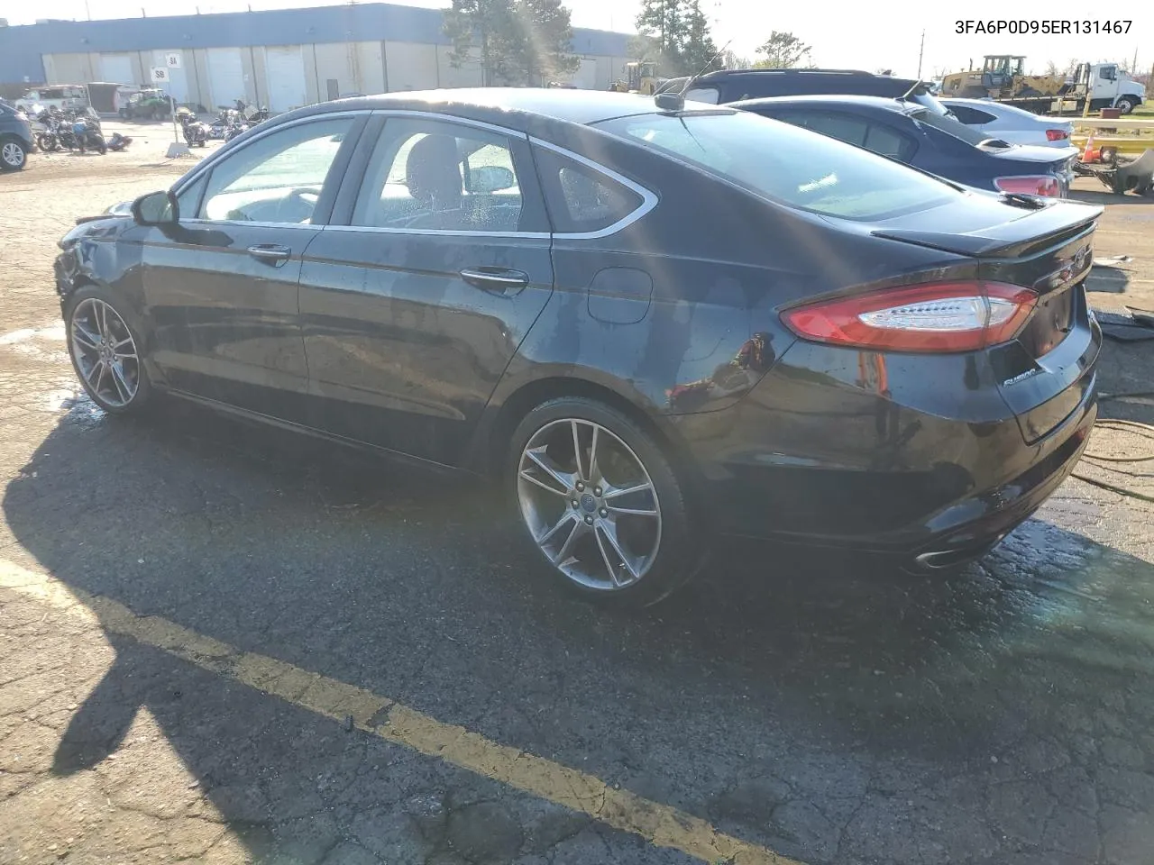 2014 Ford Fusion Titanium VIN: 3FA6P0D95ER131467 Lot: 80195784