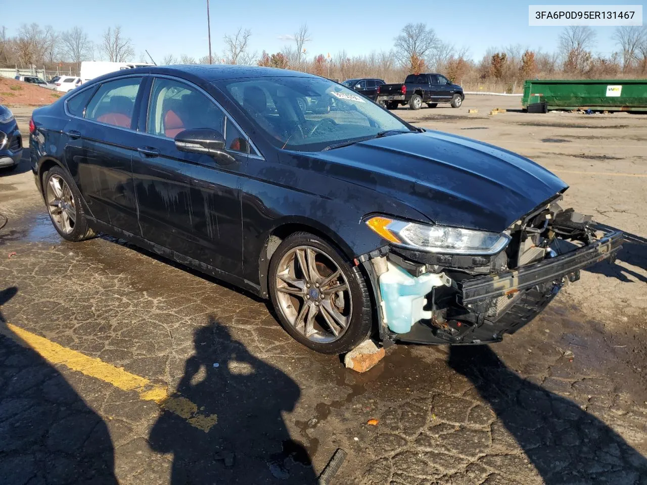 2014 Ford Fusion Titanium VIN: 3FA6P0D95ER131467 Lot: 80195784