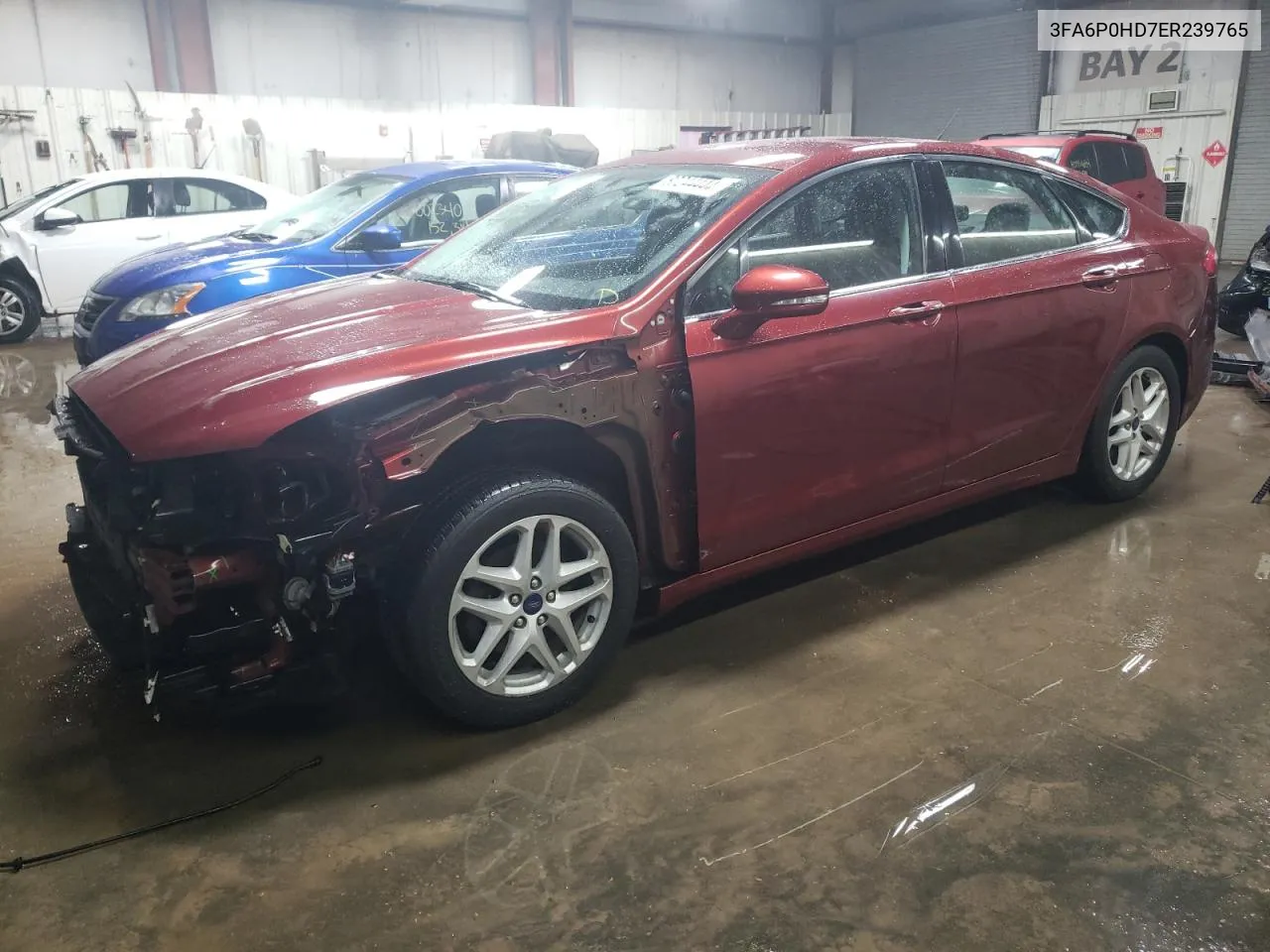 2014 Ford Fusion Se VIN: 3FA6P0HD7ER239765 Lot: 80244444