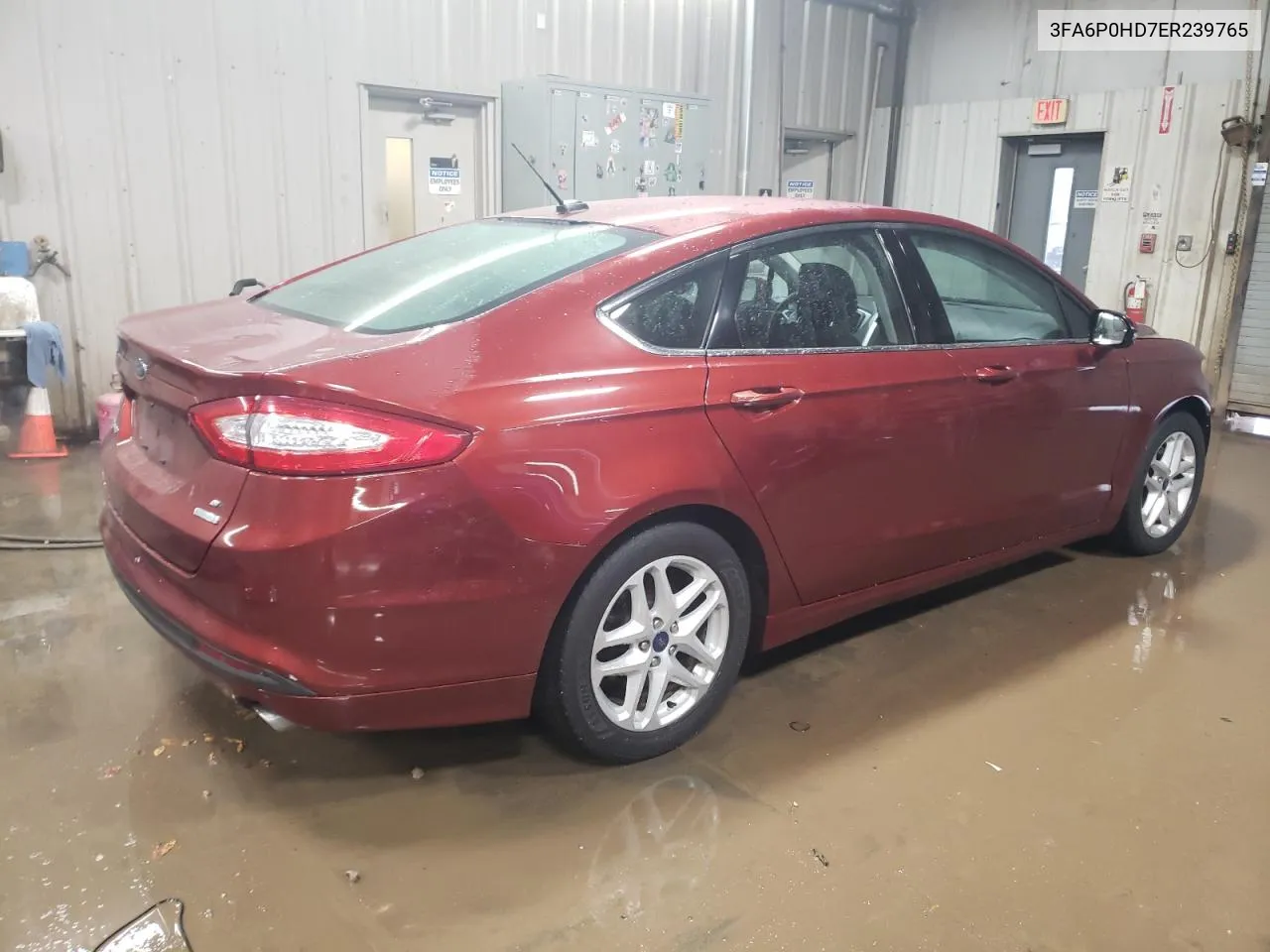 2014 Ford Fusion Se VIN: 3FA6P0HD7ER239765 Lot: 80244444