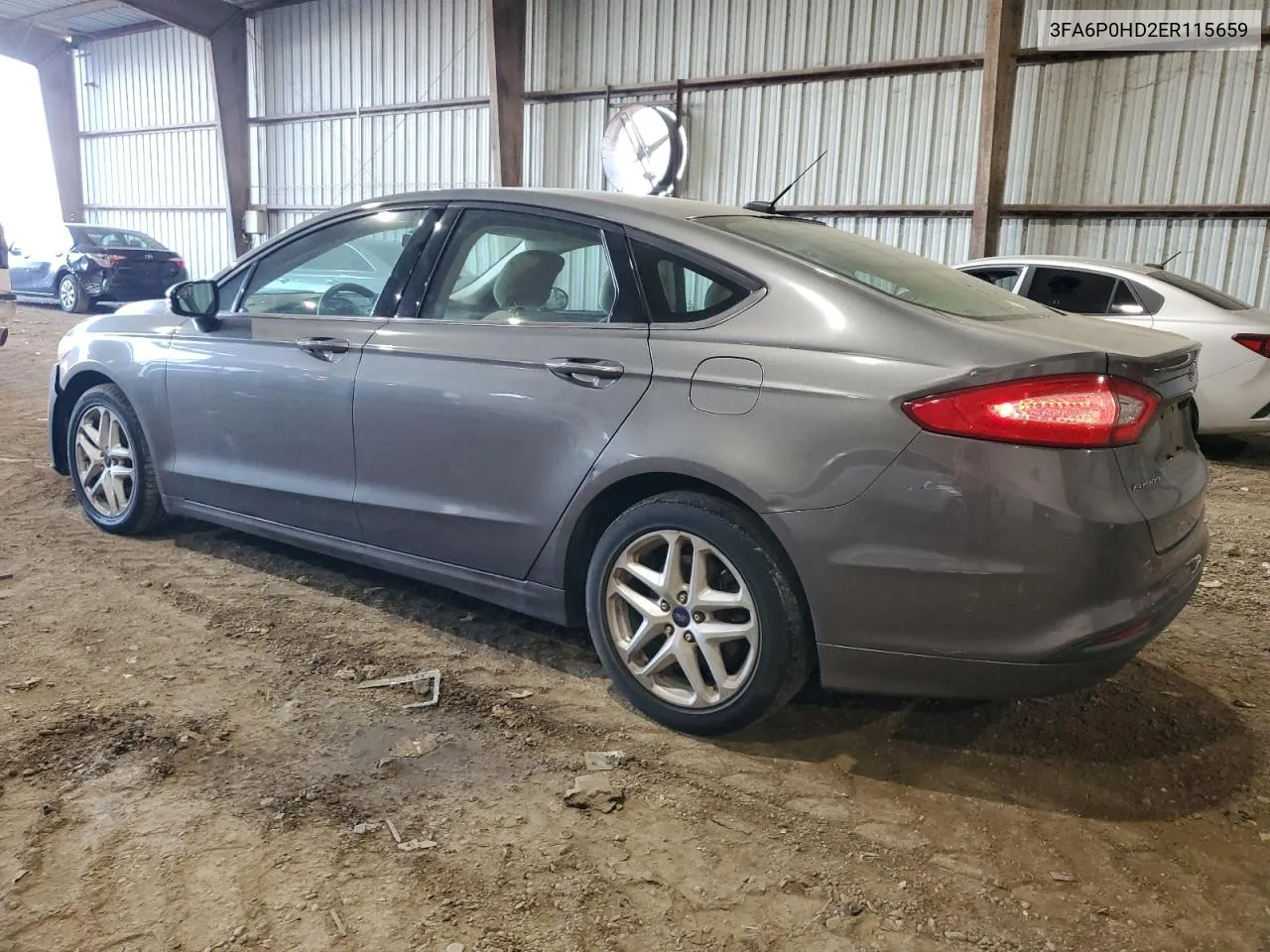 2014 Ford Fusion Se VIN: 3FA6P0HD2ER115659 Lot: 80448374