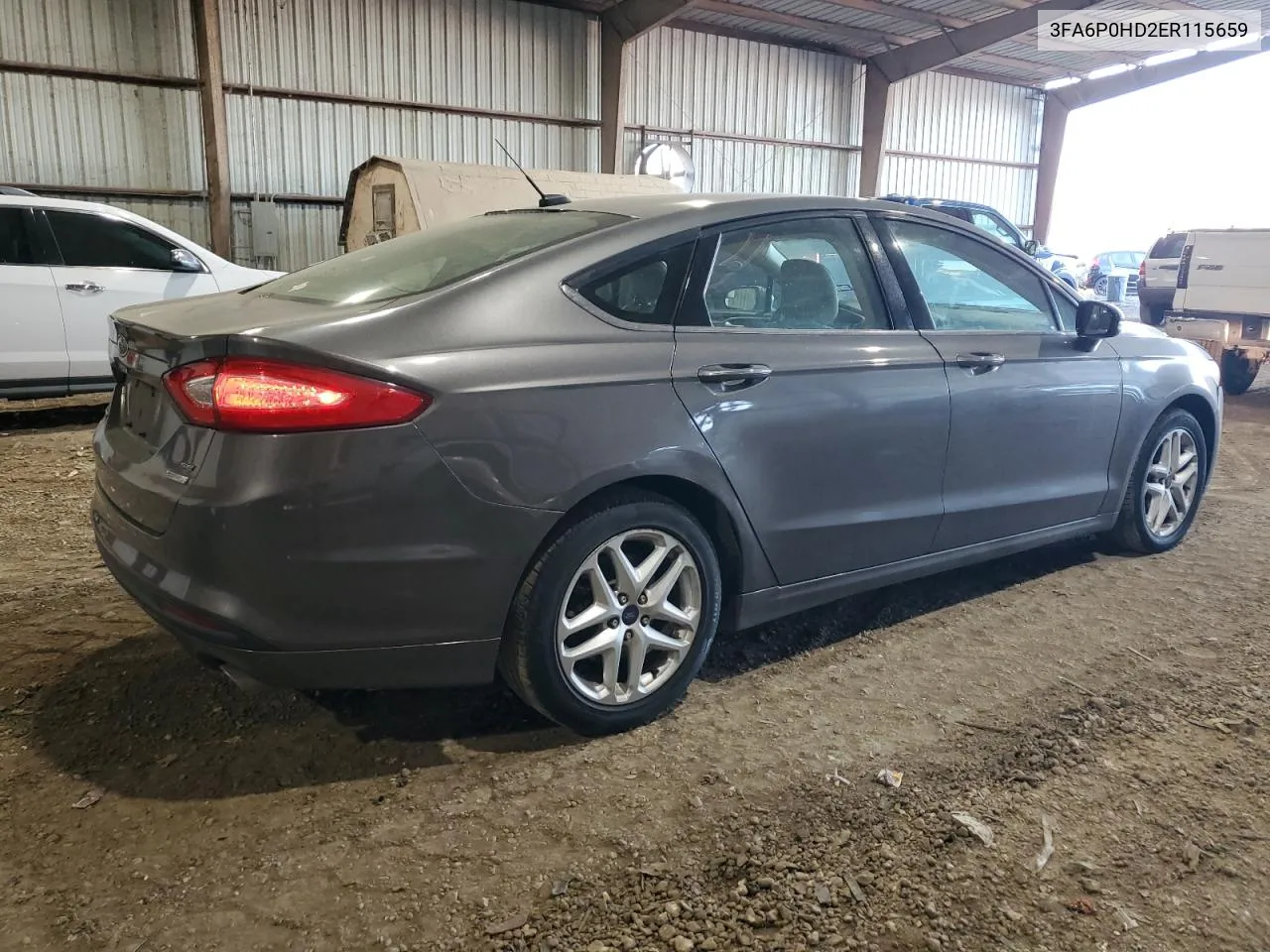 2014 Ford Fusion Se VIN: 3FA6P0HD2ER115659 Lot: 80448374