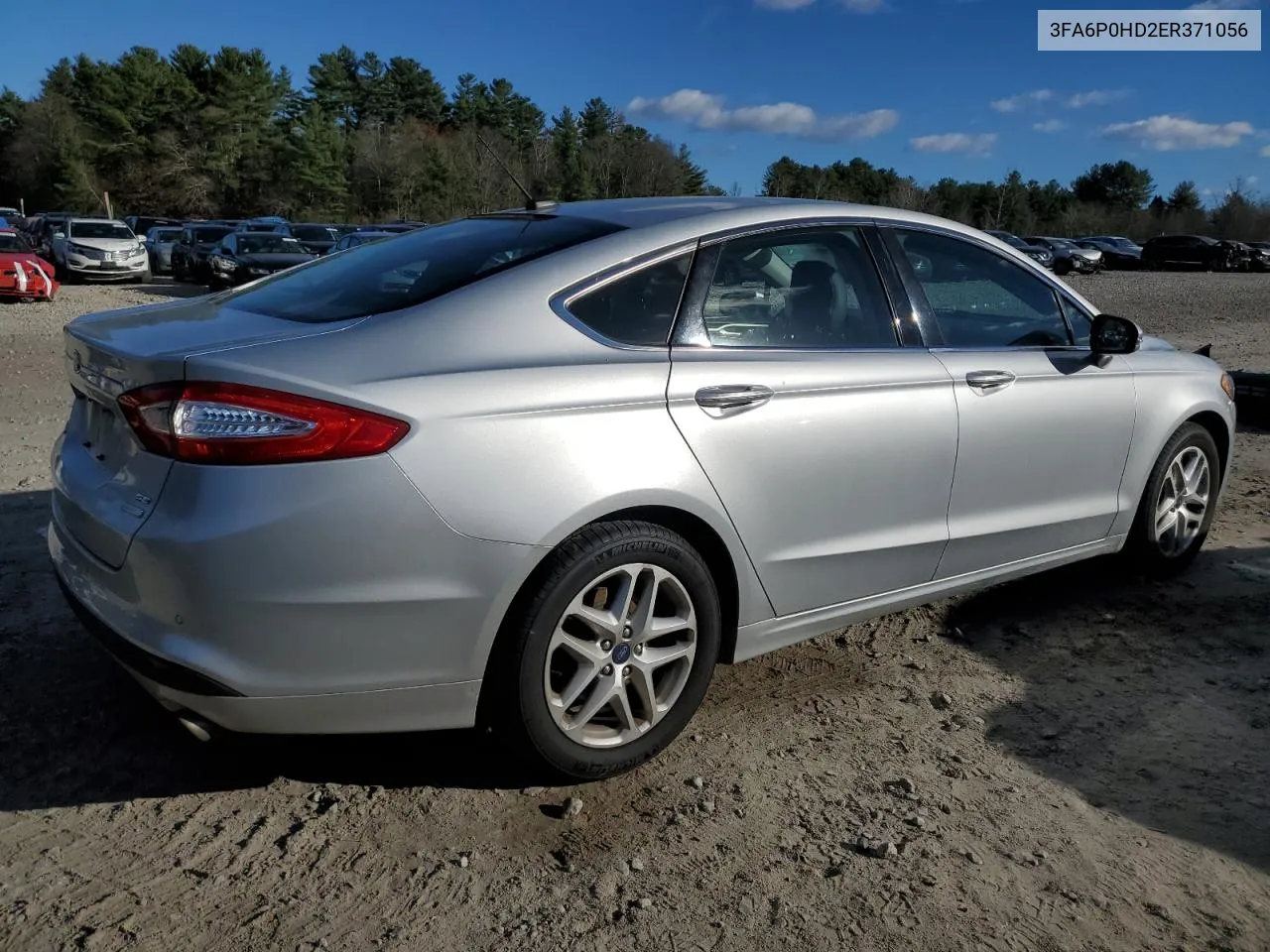 2014 Ford Fusion Se VIN: 3FA6P0HD2ER371056 Lot: 80558874