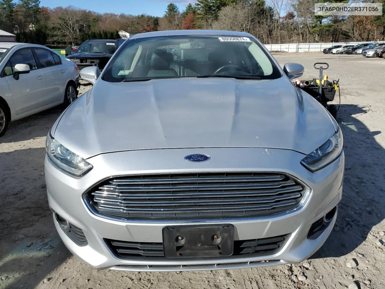 2014 Ford Fusion Se VIN: 3FA6P0HD2ER371056 Lot: 80558874