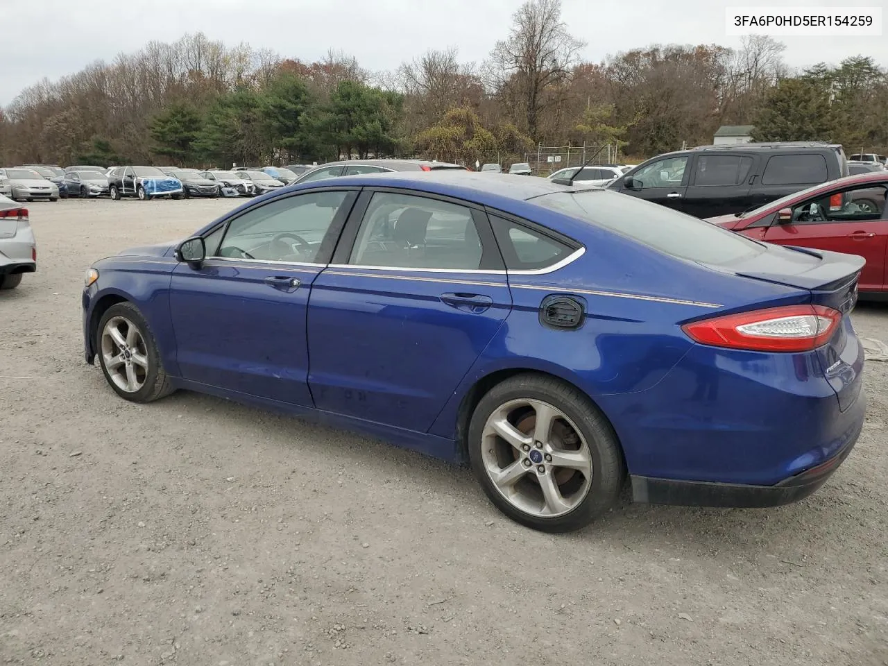 2014 Ford Fusion Se VIN: 3FA6P0HD5ER154259 Lot: 80771264