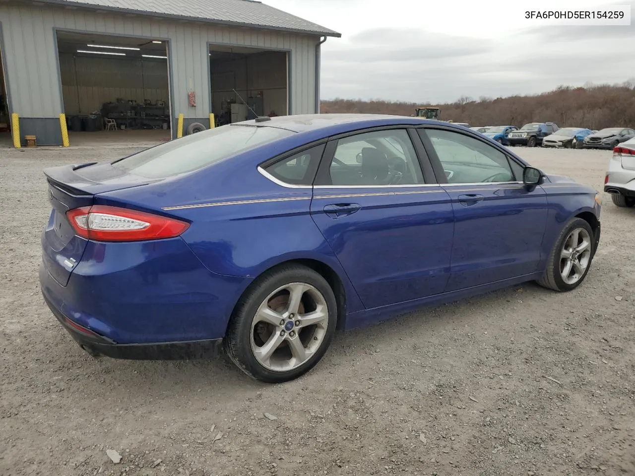 2014 Ford Fusion Se VIN: 3FA6P0HD5ER154259 Lot: 80771264