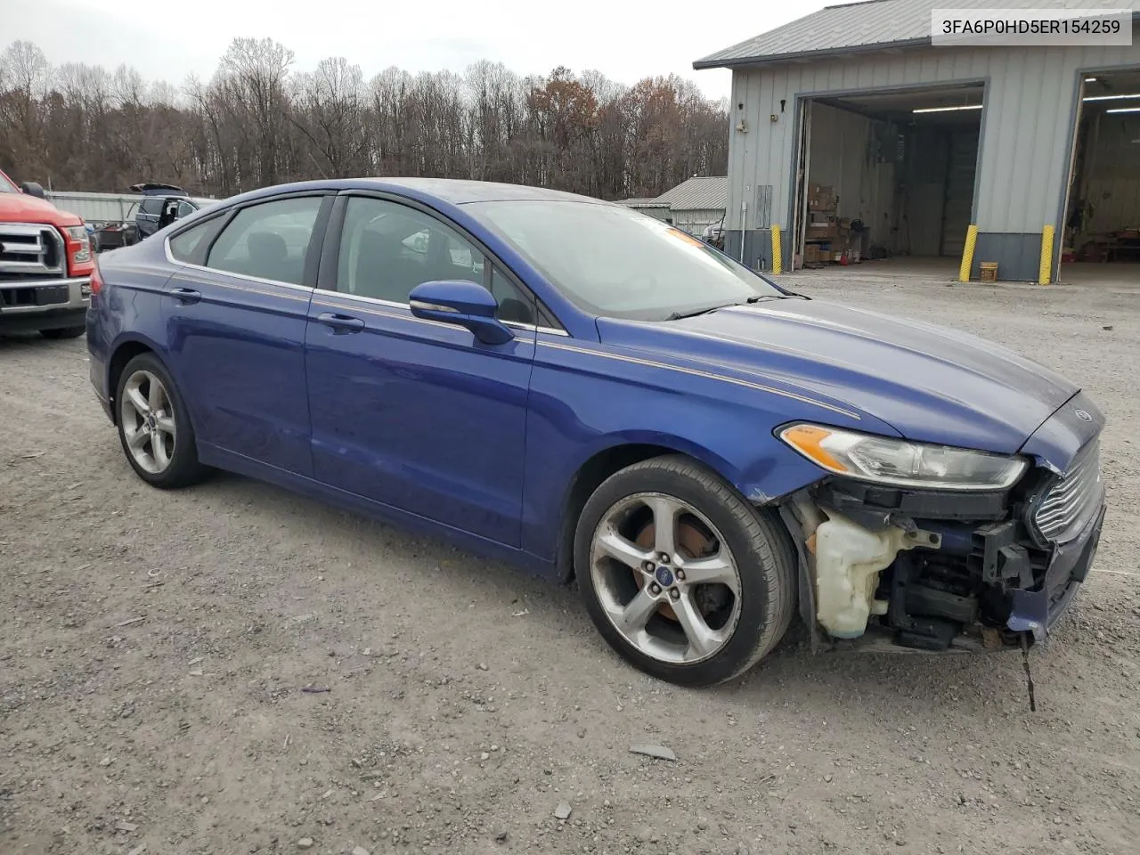 2014 Ford Fusion Se VIN: 3FA6P0HD5ER154259 Lot: 80771264