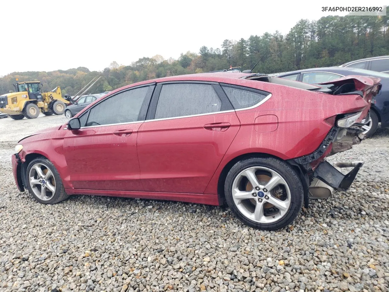 2014 Ford Fusion Se VIN: 3FA6P0HD2ER216992 Lot: 80869304