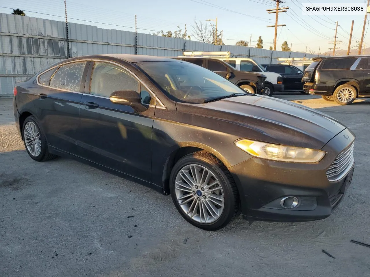 2014 Ford Fusion Se VIN: 3FA6P0H9XER308038 Lot: 80997444