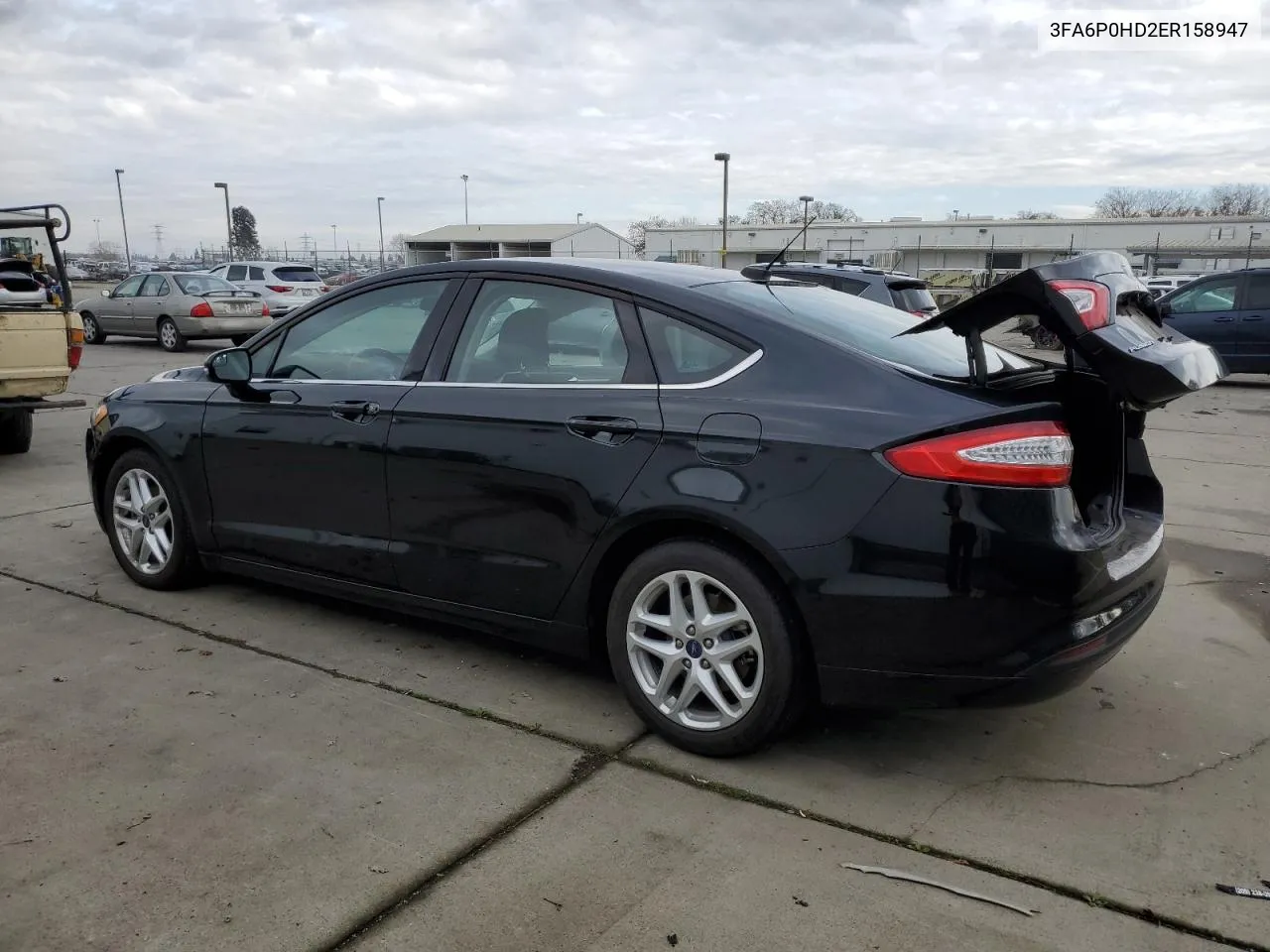 2014 Ford Fusion Se VIN: 3FA6P0HD2ER158947 Lot: 82345833