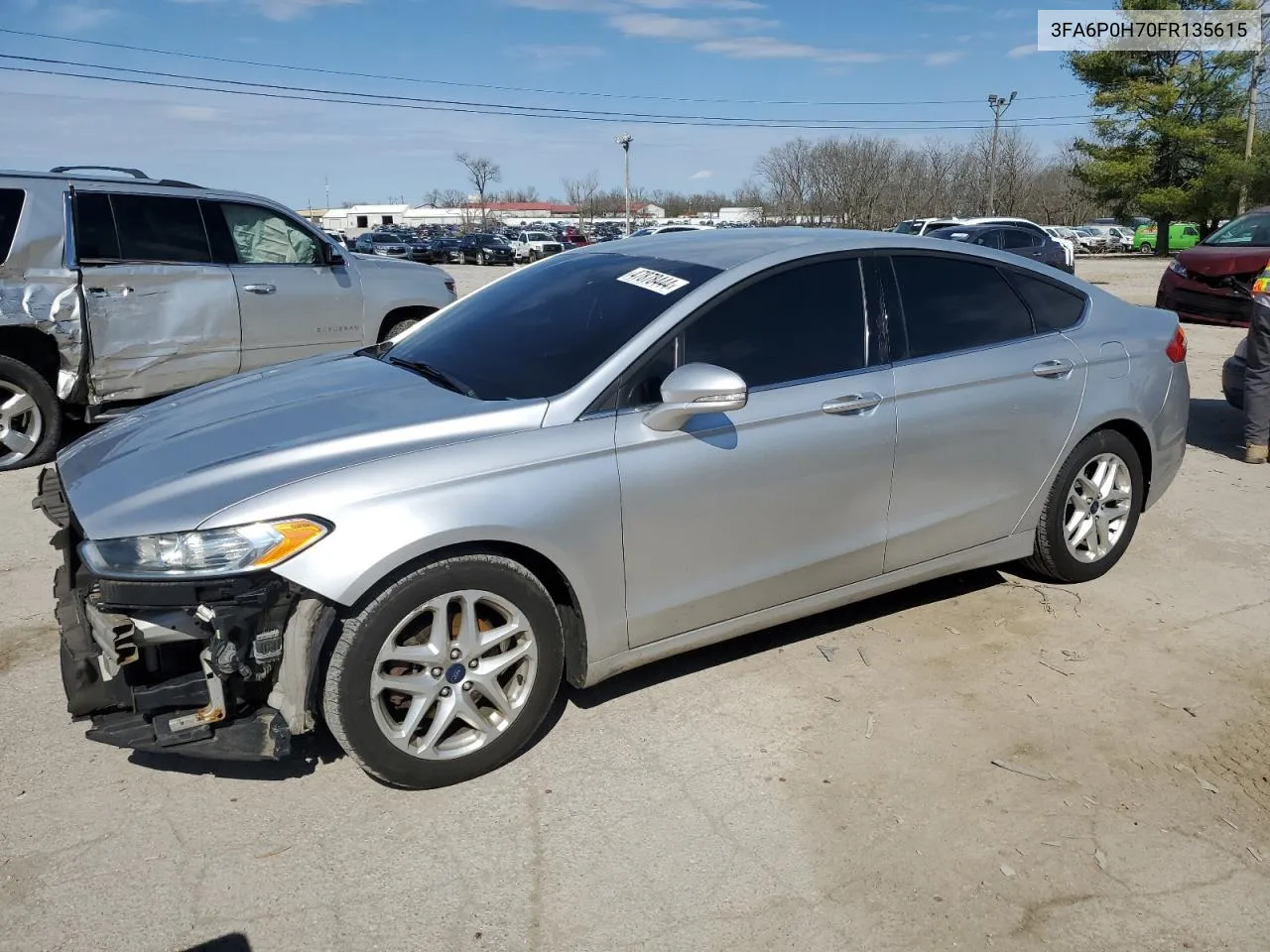 2015 Ford Fusion Se VIN: 3FA6P0H70FR135615 Lot: 47878444