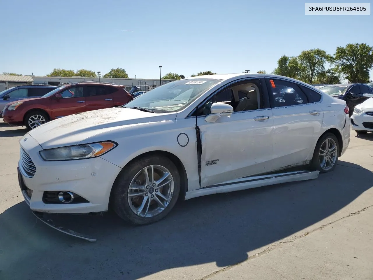 2015 Ford Fusion Titanium Phev VIN: 3FA6P0SU5FR264805 Lot: 49199184