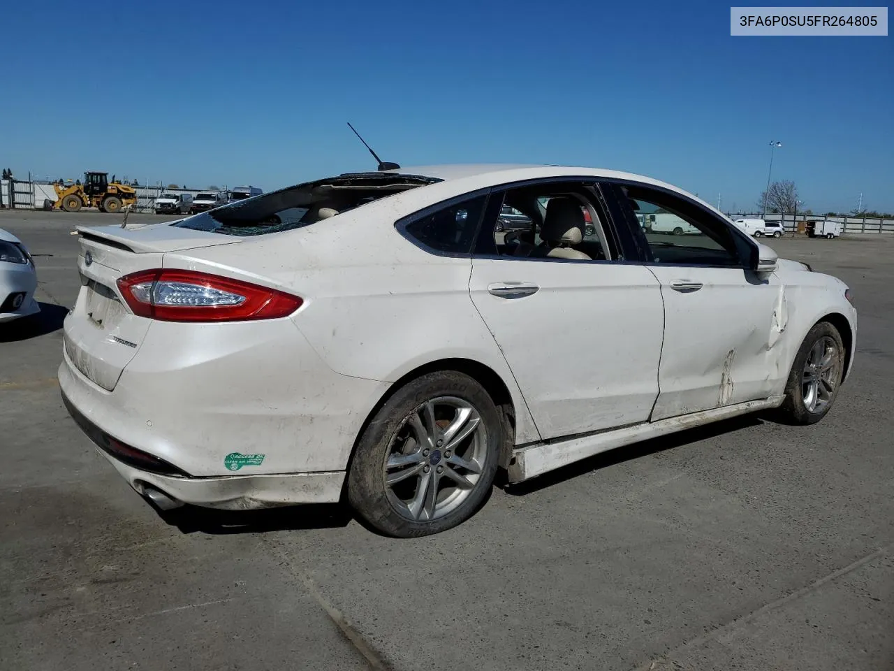 2015 Ford Fusion Titanium Phev VIN: 3FA6P0SU5FR264805 Lot: 49199184