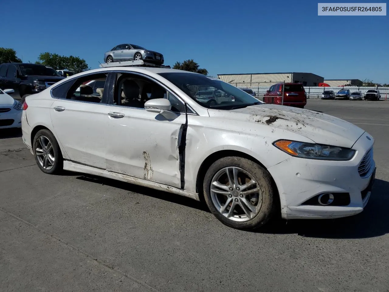 2015 Ford Fusion Titanium Phev VIN: 3FA6P0SU5FR264805 Lot: 49199184