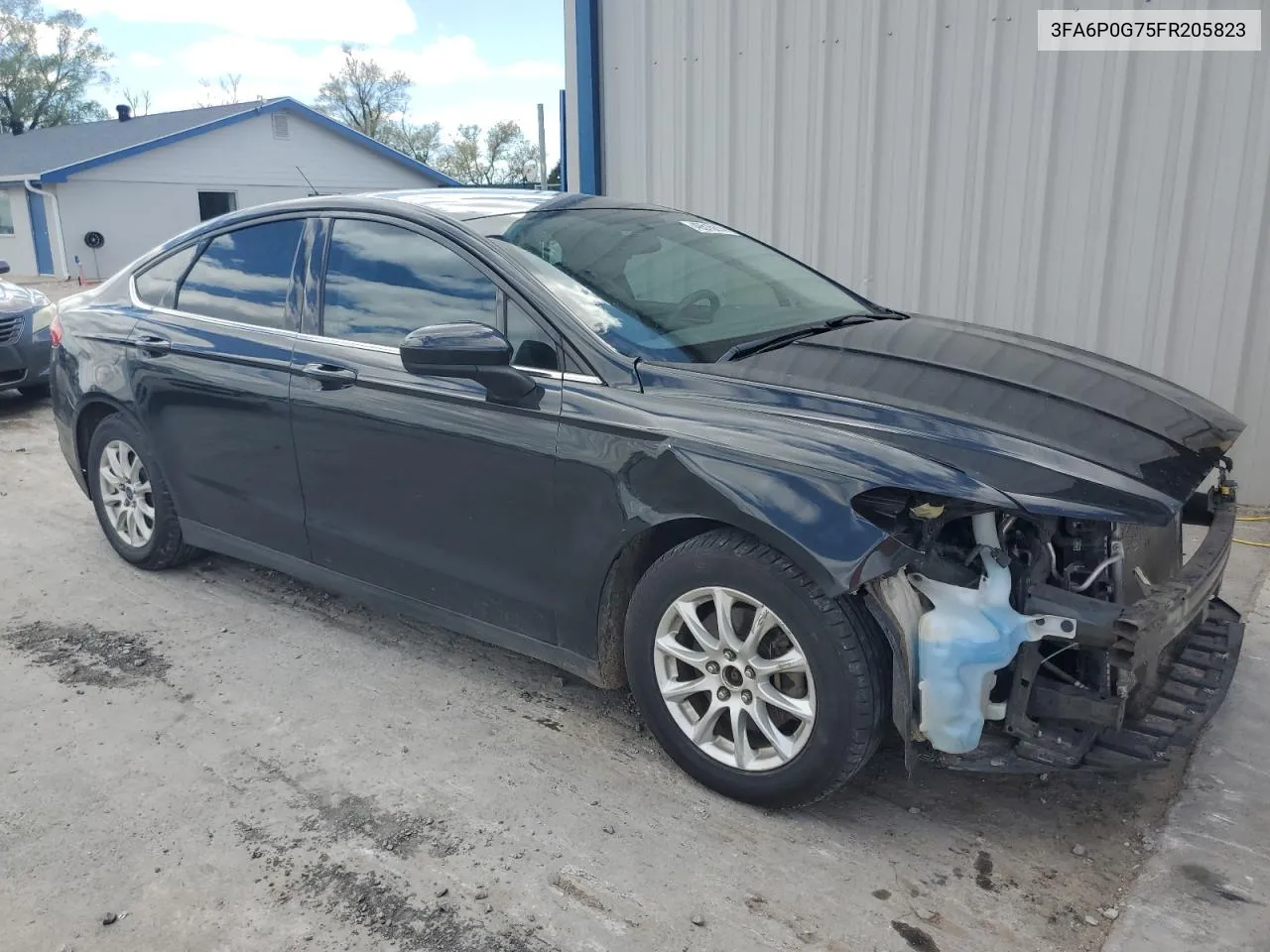 2015 Ford Fusion S VIN: 3FA6P0G75FR205823 Lot: 49515614