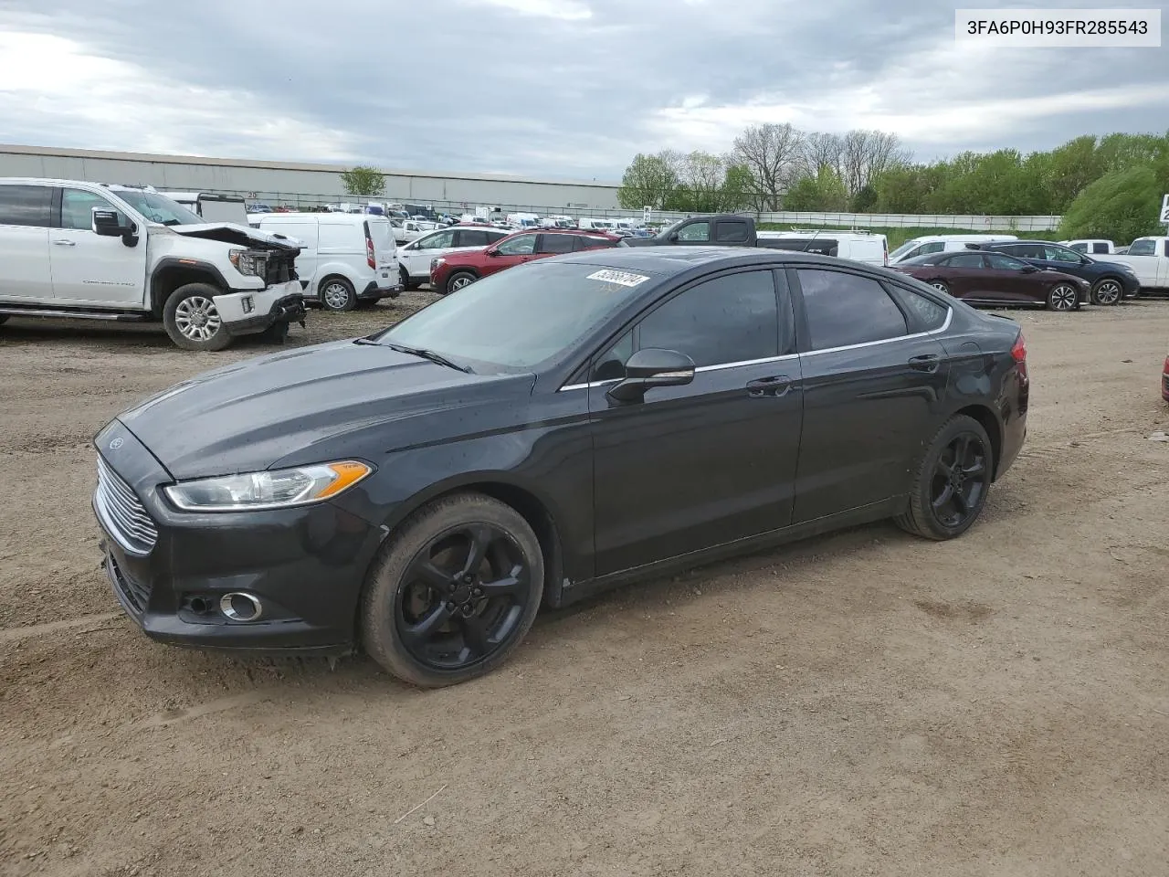 2015 Ford Fusion Se VIN: 3FA6P0H93FR285543 Lot: 52666704