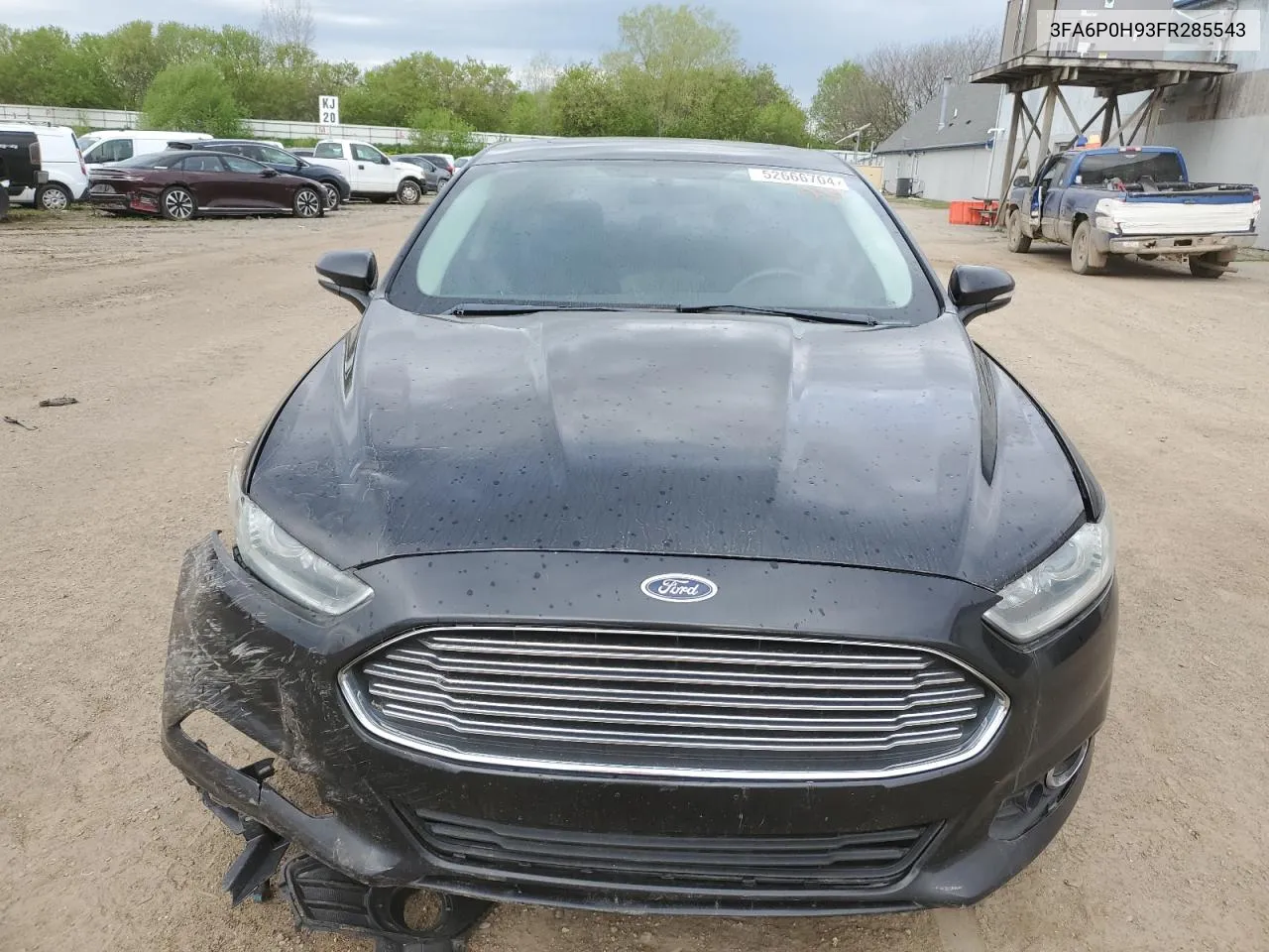 2015 Ford Fusion Se VIN: 3FA6P0H93FR285543 Lot: 52666704