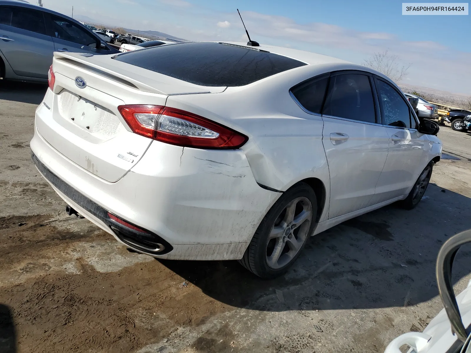 2015 Ford Fusion Se VIN: 3FA6P0H94FR164424 Lot: 53731094