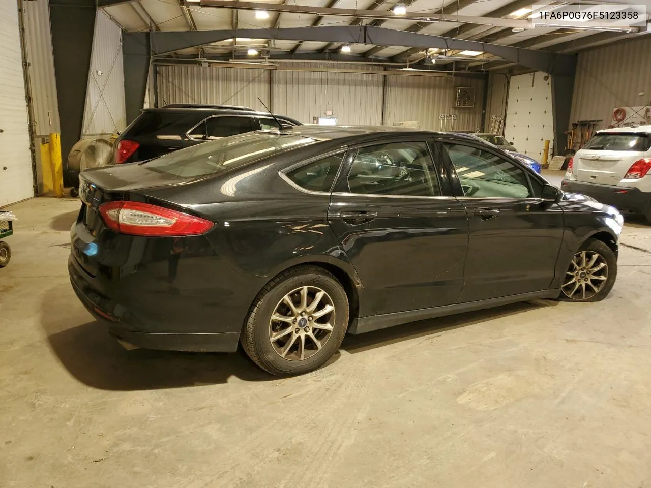 2015 Ford Fusion S VIN: 1FA6P0G76F5123358 Lot: 55155284