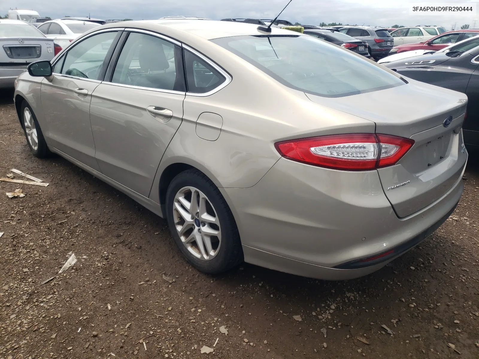 2015 Ford Fusion Se VIN: 3FA6P0HD9FR290444 Lot: 57650414